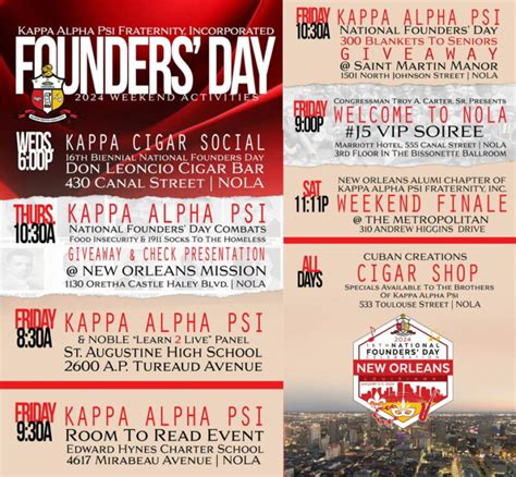 Kappa Alpha Psi, Inc. Hosts 16th Annual National Founders’ Day With Multiple Events Throughout ...