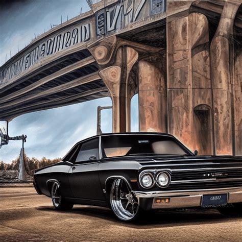 1967 Chevy Impala Black Wallpaper