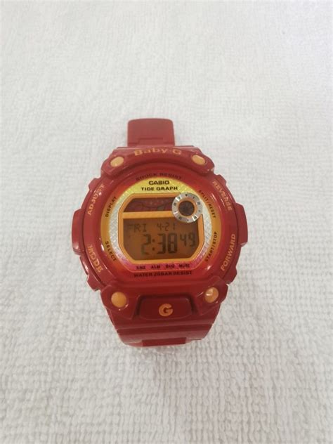 Casio Tide Graph Baby G Series (Preloved), Women's Fashion, Watches & Accessories, Watches on ...