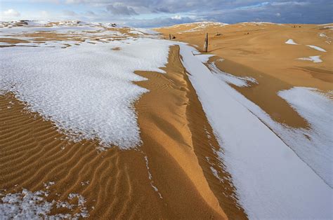 Winter Silver Lake Sand Dunes Photograph by Dean Pennala - Pixels