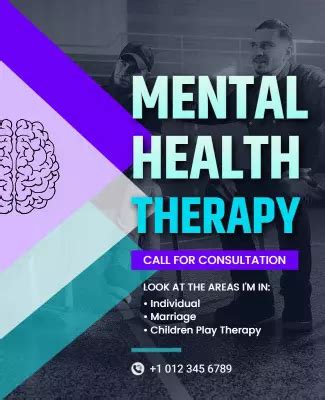 Free Mental Health Flyer Templates - PhotoADKing