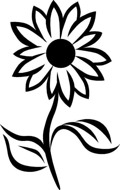 Free Black Sunflower Cliparts, Download Free Black Sunflower Cliparts png images, Free ClipArts ...