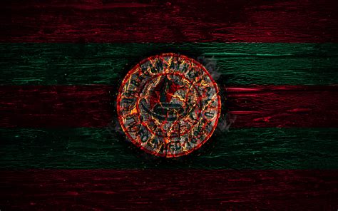 Download wallpapers Mohun Bagan FC, fire logo, I-League, red and green ...