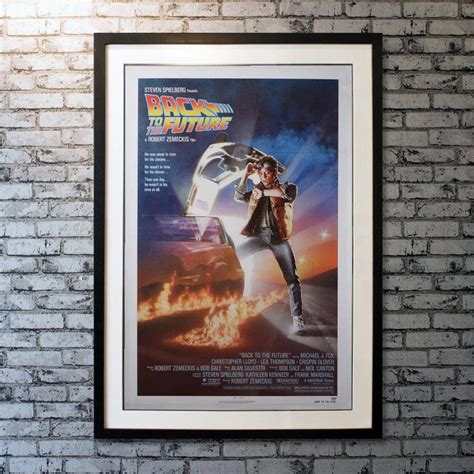 Back To The Future, Unframed Poster, 1985 For Sale at 1stDibs