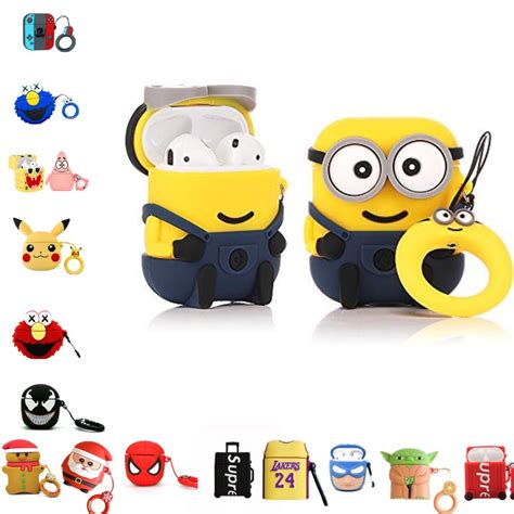 AirPods Case- Minions Protective Shockproof Case Cover Skins with ...