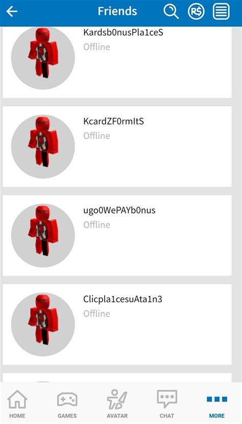 Roblox Scammer Avatar