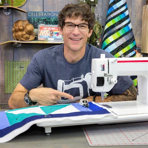 Learn how to use a walking foot and stitch in the ditch with Rob! Appell of Man Sewing | Machine ...