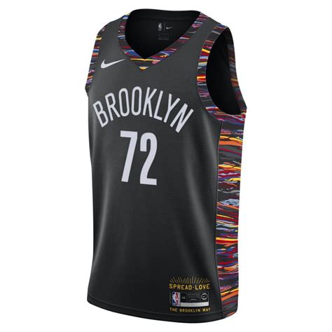 Brooklyn Nets City Edition "Biggie" Swingman Men's Nike NBA Connected ...