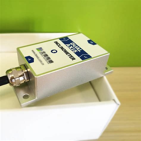 BWK220 Tilt Angle Sensor Dual Axis Inclinometer with Accuracy 0.2 Degree Resolution 0.02 Degree ...