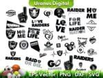 Las Vegas Raiders Vector Bundle SVG Cricut NFL