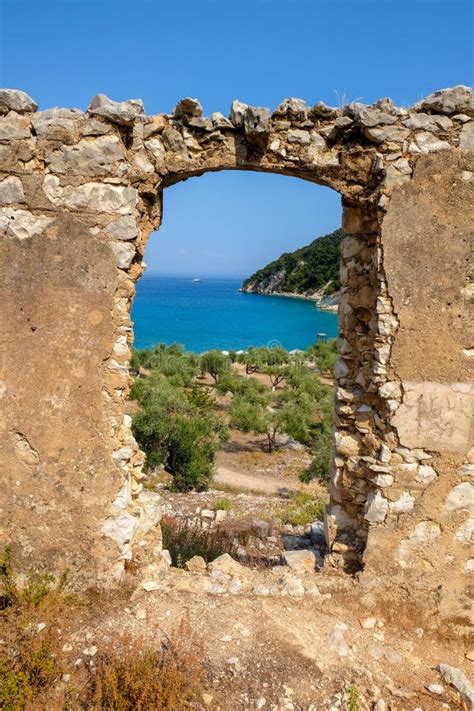 Filiatro Beach in Ithaca Island Stock Photo - Image of greece, history ...