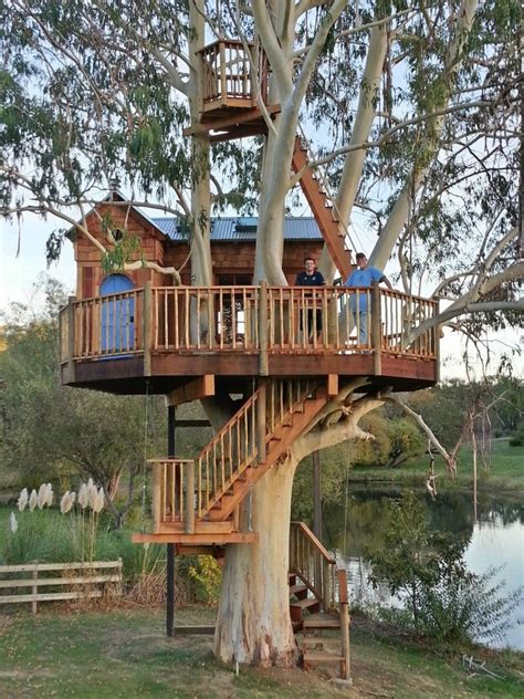 Tree House Plans, Tree House Diy, Tree House Designs, Backyard Decor ...