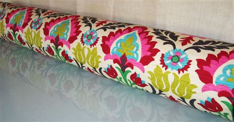 54 Inch Bolster Pillow in Santa Maria Desert Flower Fabric by Waverly. | Bolster pillow, Pillows ...