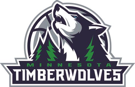 Color Timberwolves Logo | Minnesota timberwolves, Minnesota, Logo design