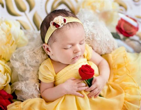 Fotos de bebés que son auténticas princesas Disney