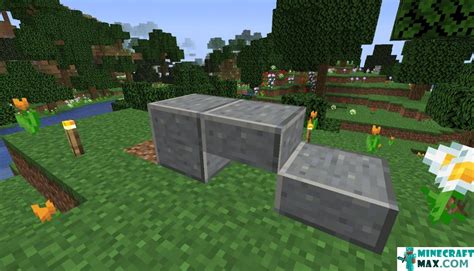 How to make Polished Andesite Slab in Minecraft | Minecraft-Max.com