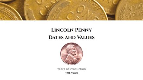 Lincoln Penny Key Dates & Values (1959-Present)