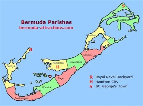 Bermuda Parish Map