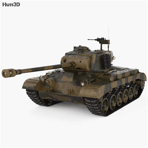 M26 Pershing 3D model - Military on Hum3D