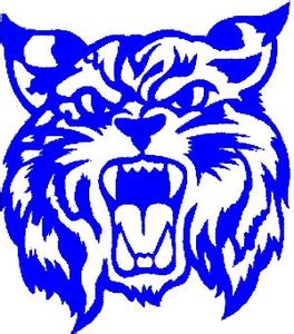 Wildcat Logo Blue clip art | Wildcats logo, Wild cats, Mascot