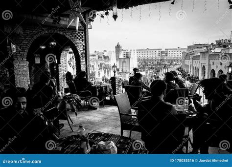 Erbil cafe traditional editorial photo. Image of capital - 178035316