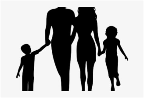 family silhouettes - Clip Art Library