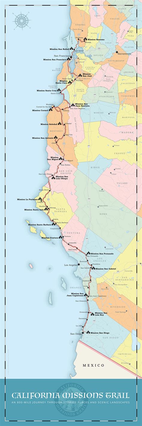 Maps and Guides - California Missions Trail