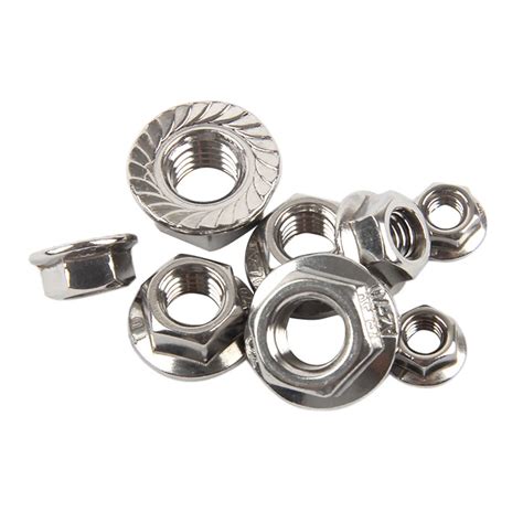 Wholesale high quality 304 stainless steel screw cap Flange nut Hexagon nut ...