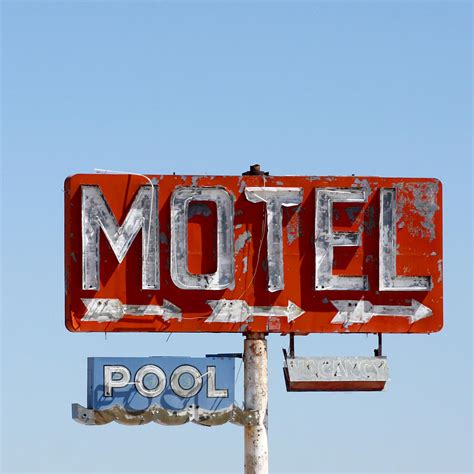 Route 66 Motel Sign Photograph by Art Block Collections - Fine Art America