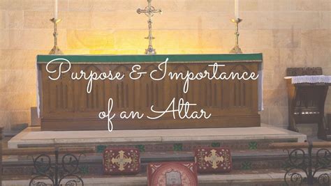 What Is An Altar In The Bible: Purposes And Importance - Kmacims ...