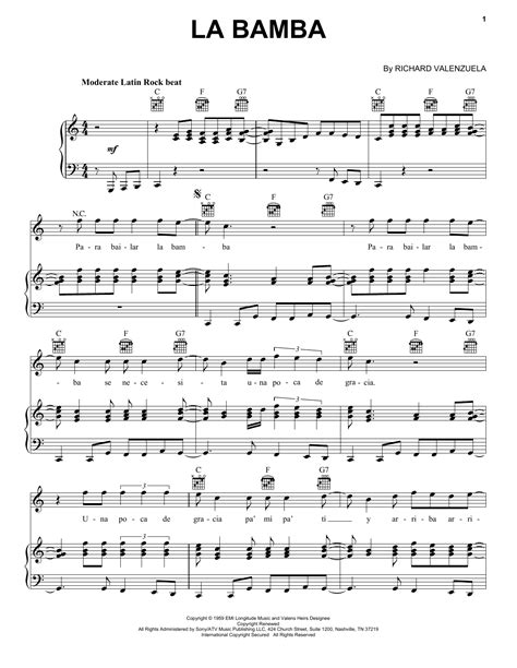 La Bamba | Sheet Music Direct