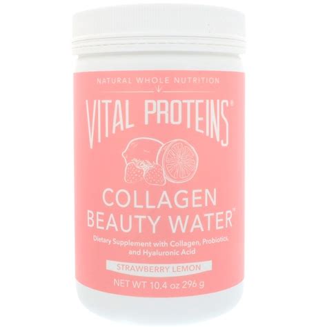 Vital Proteins, Collagen Beauty Water, Strawberry Lemon, 10.4 oz (296 g ...