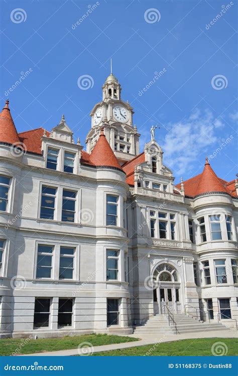 Dallas County Court House-Adel Iowa Stock Image - Image of house, courthouse: 51168375