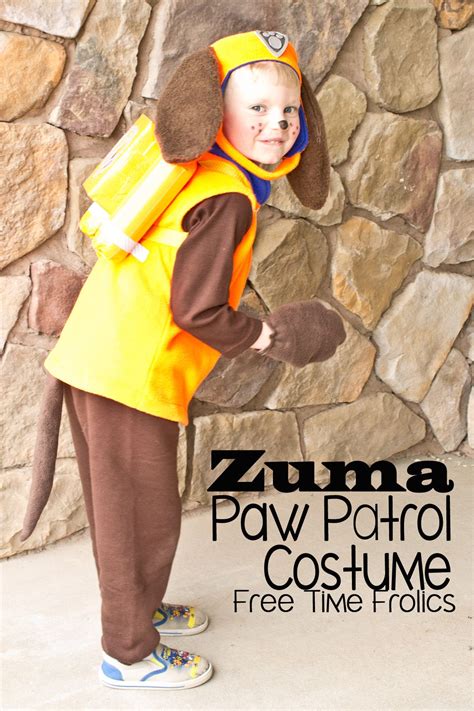 Paw Patrol Zuma Halloween Costume - Free Time Frolics | Paw patrol ...