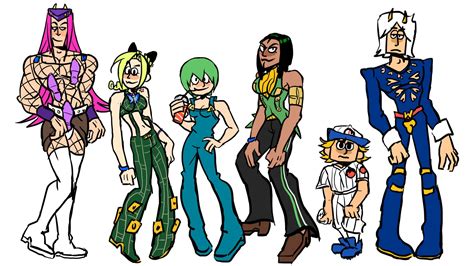 STONE OCEAN characters by yuk1ah on DeviantArt