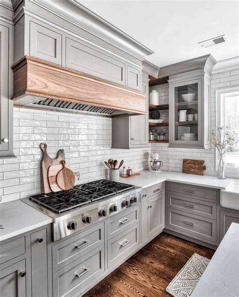 54 Remarkable Gray Kitchen Cabinet Design Ideas - Homespecially # ...