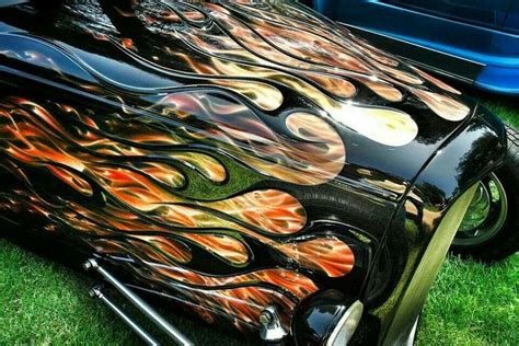 Flames | Custom cars paint, Car painting, Motorcycle paint jobs