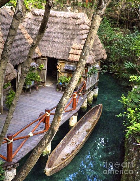 Mayan Village Riviera Maya Mexico Photograph by Charlene Cox