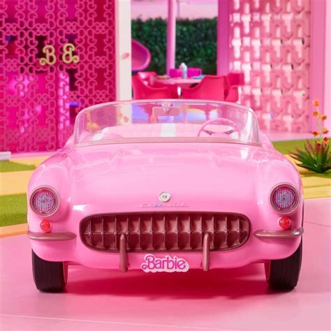 Barbie The Movie Pink Corvette Convertible | Pink corvette, Barbie ...