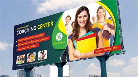 Education Billboard Banner Design Flex Banner Design In Indesign ...