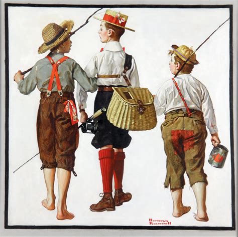 File:Norman Rockwell - Fishing Trip, They'll Be Coming Back Next Week ...