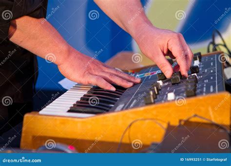 Synthesizer with Sound Effects Stock Image - Image of chorus, band ...