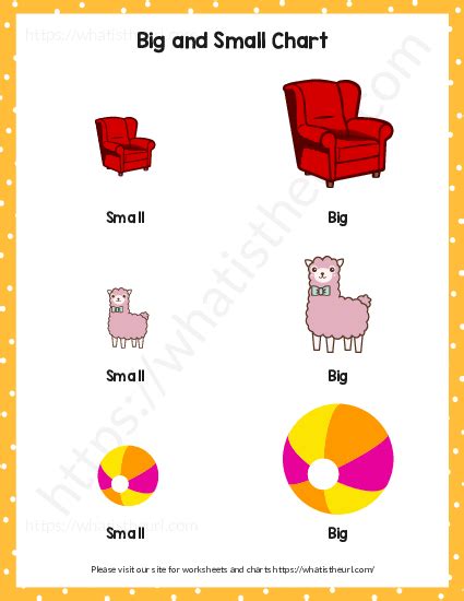 Printable – Finding Big and Small Objects -Worksheet-Exercise 3 - Your ...