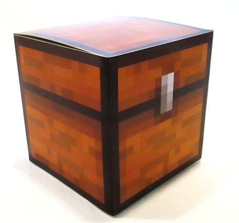 Minecraft Treasure Chest 4x4x4 Box/Block available at: www.etsy.com/shop/MrKittensCrafts | Side ...