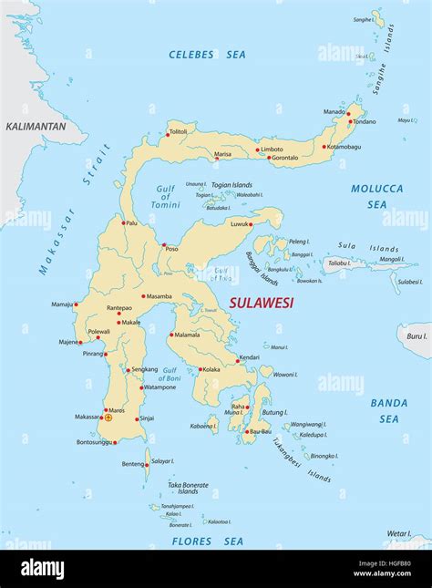 North Sulawesi Map