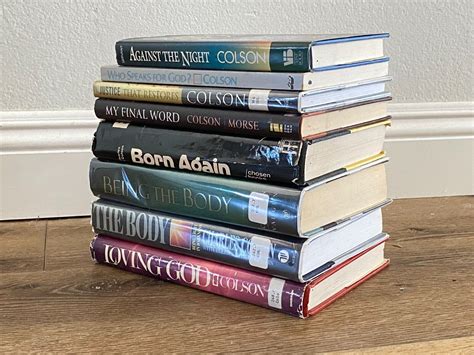 Lot of 8 Charles Colson Books-Loving God, The Body, Being the Body ...