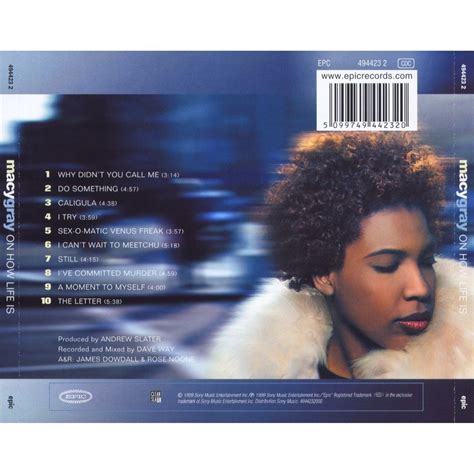 On how life is by Macy Gray, CD with coolnote - Ref:119142616