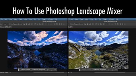 Change A Landscape Instantly - How To Use The Photoshop Landscape Mixer Neural Filter - YouTube