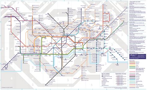 Train And Tube Map – Map Of The World