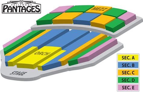 Seating Charts | Broadway in Hollywood